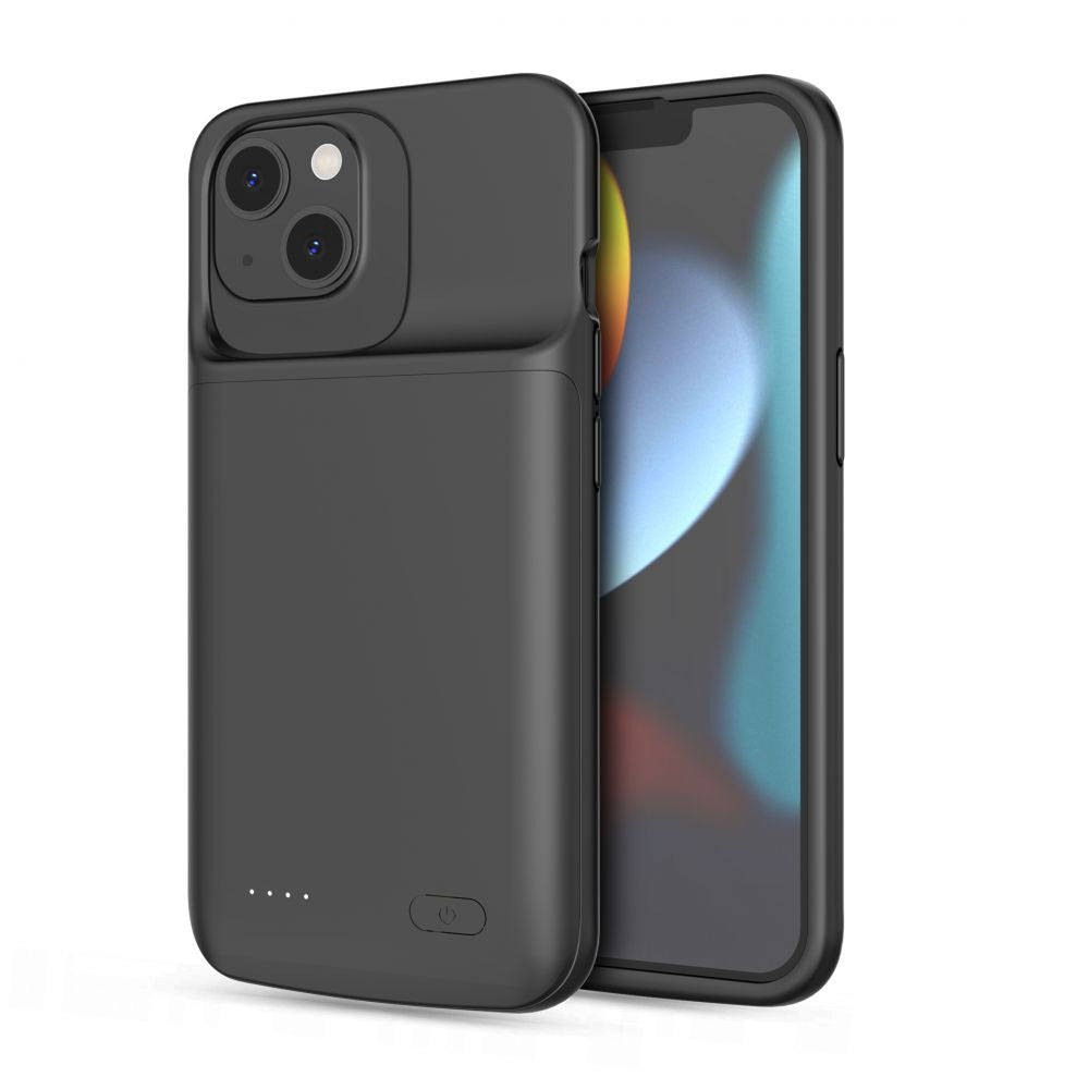 Tech-Protect PowerCase, skirta iPhone 13 / 13 Pro, su 4800mAh išorine baterija - juoda -- iPhone 13