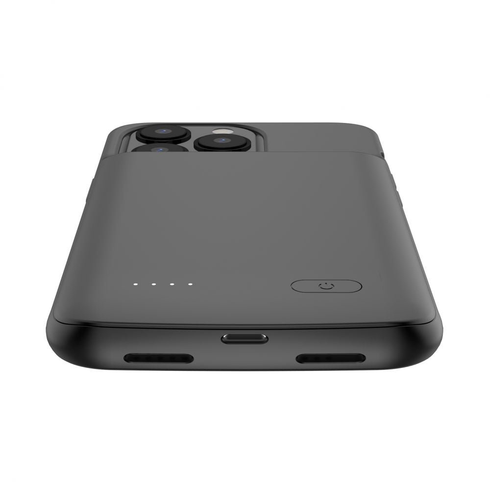 Tech-Protect PowerCase, skirta iPhone 13 / 13 Pro, su 4800mAh išorine baterija - juoda -- iPhone 13