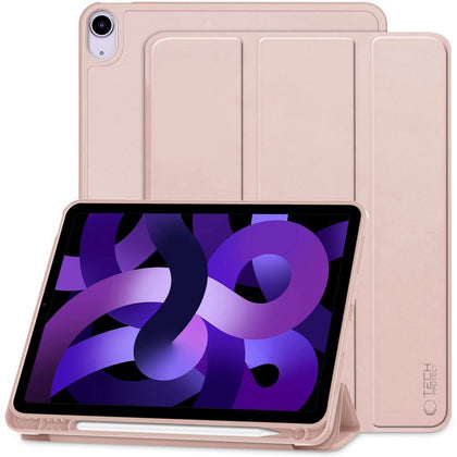 Tech-Protect SmartCase Pen for iPad Air 10.9" (2020/2022) / 11" (2024/2025/2026) - rožinė