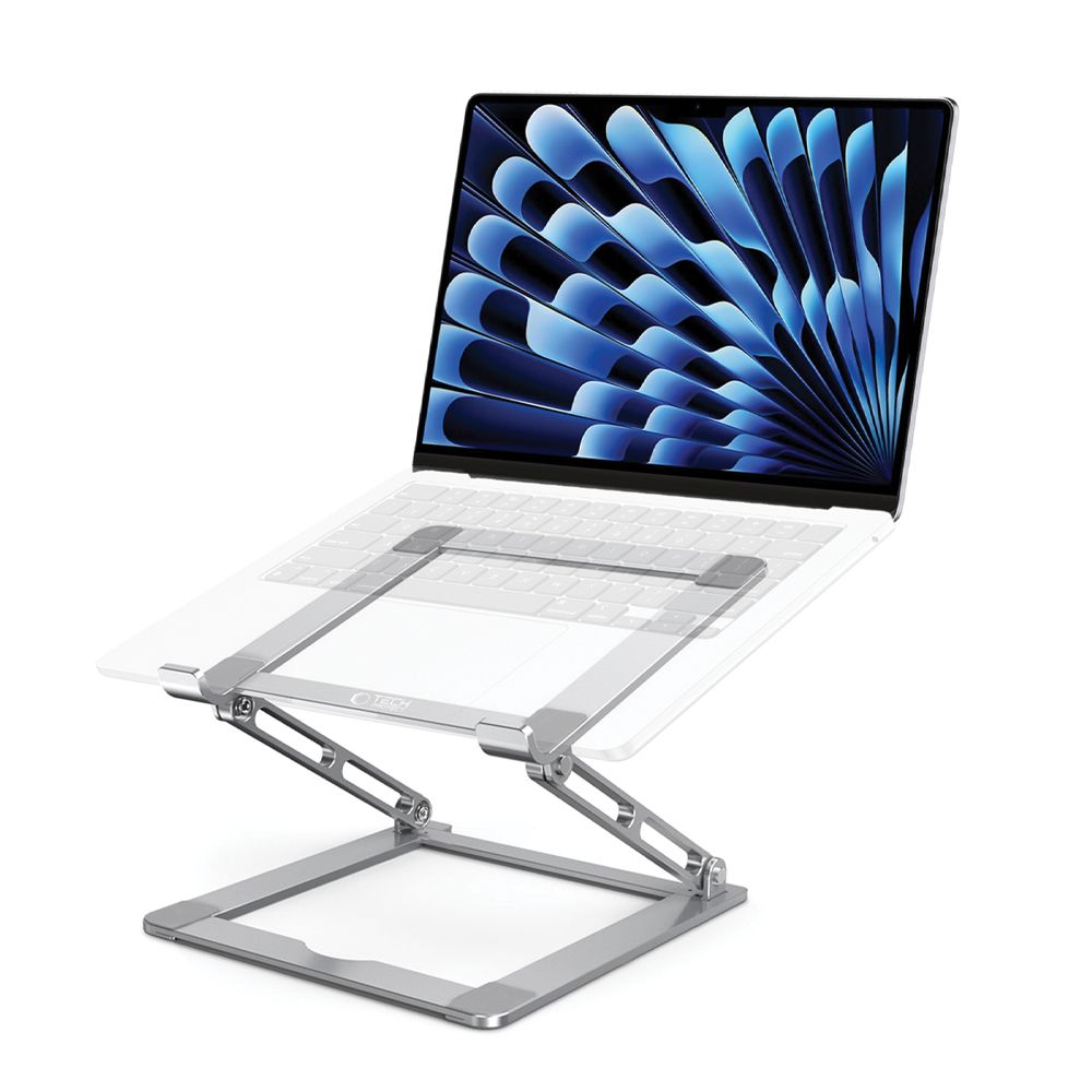 Tech-Protect ULS400 universali sulankstoma stovas nešiojamiesiems kompiuteriams iki 17" - pilka -- Laptop Stands