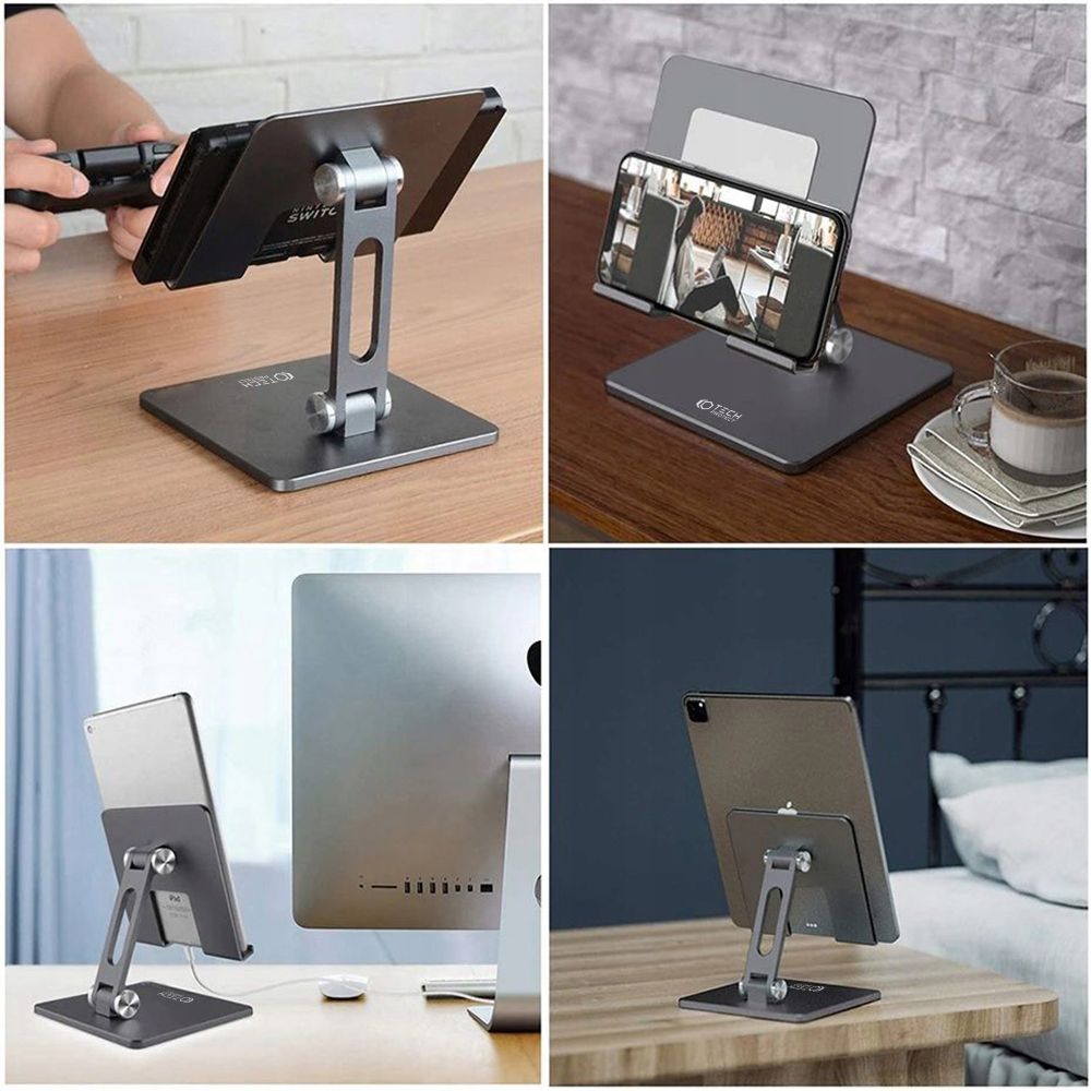 Tech-Protect Z11 universali stovas planšetiniams kompiuteriams iki 13" - pilka -- Laptop Stands