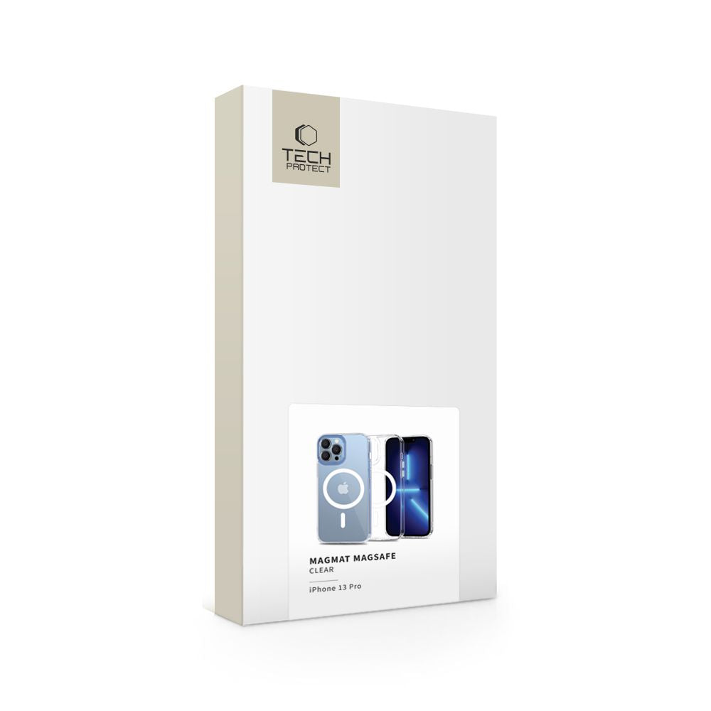 Tech-Protect MagMat MagSafe dėklas iPhone 13 – skaidrus -- iPhone 13