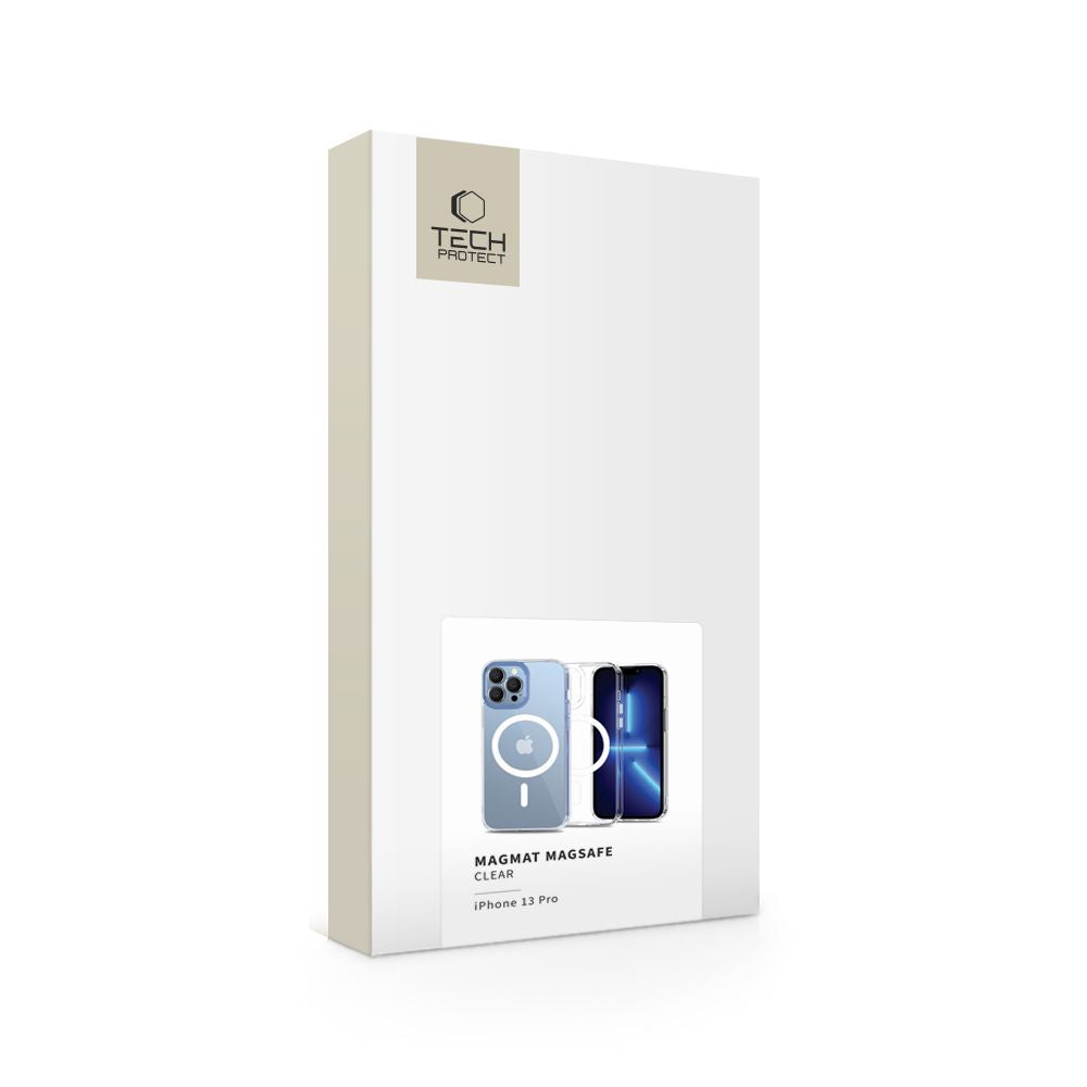 Tech-Protect MagMat MagSafe dėklas iPhone 13 Pro – skaidrus -- iPhone 13 Pro