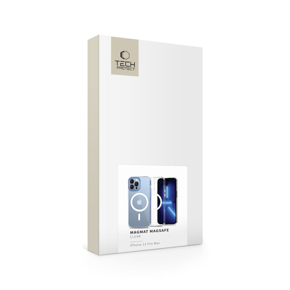 Tech-Protect MagMat MagSafe dėklas iPhone 13 Pro Max – skaidrus -- iPhone 13 Pro Max