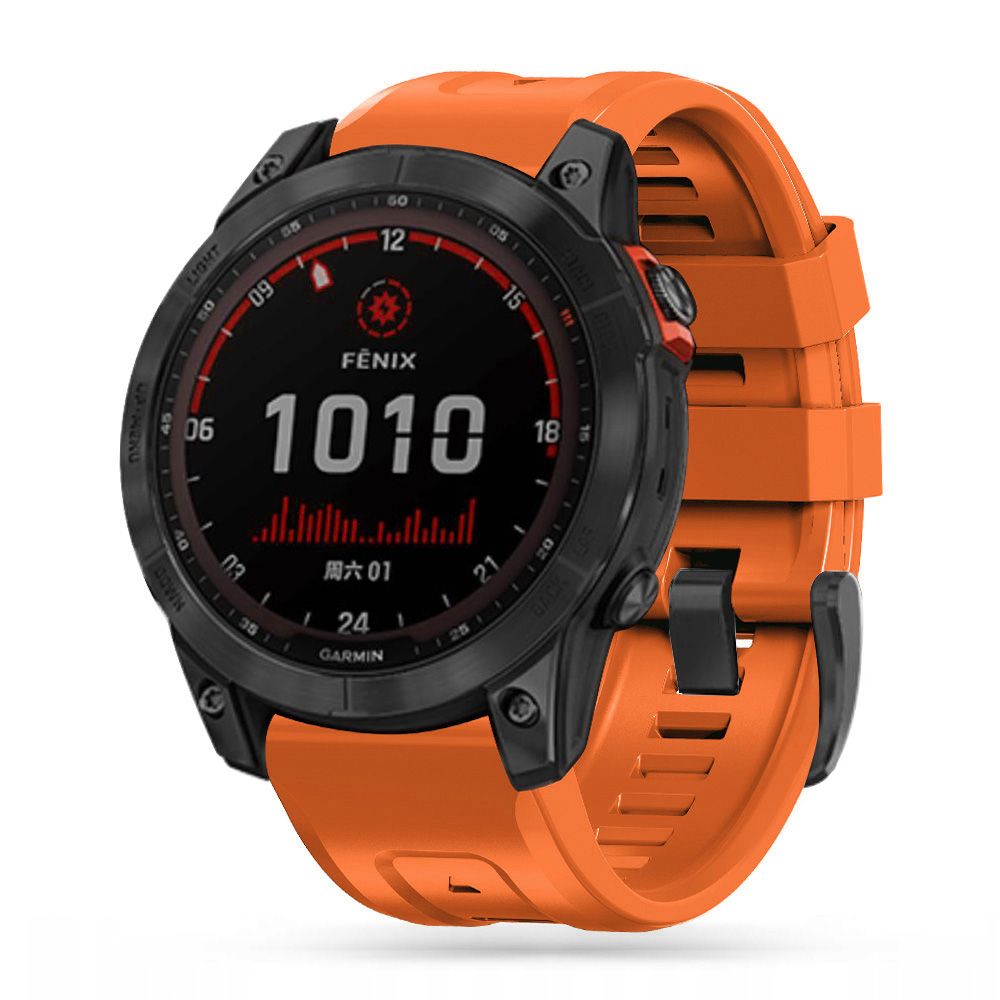 Tech-Protect IconBand, skirta Garmin Fenix ​​3 / 5X / 3HR / 5X Plus / 6X / 6X Pro / 7X - oranžinė -- Watch Straps