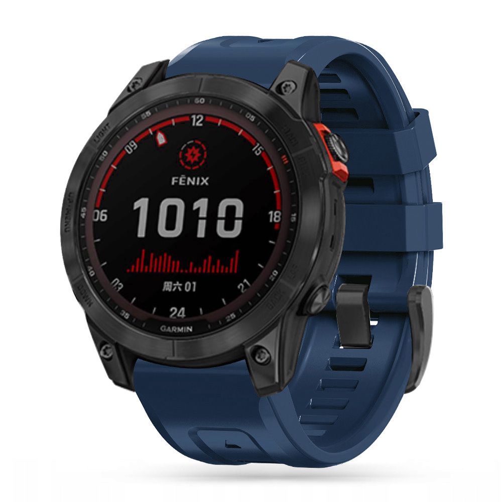 Tech-Protect IconBand, skirta Garmin Fenix ​​3 / 5X / 3HR / 5X Plus / 6X / 6X Pro / 7X - Navy -- Watch Straps