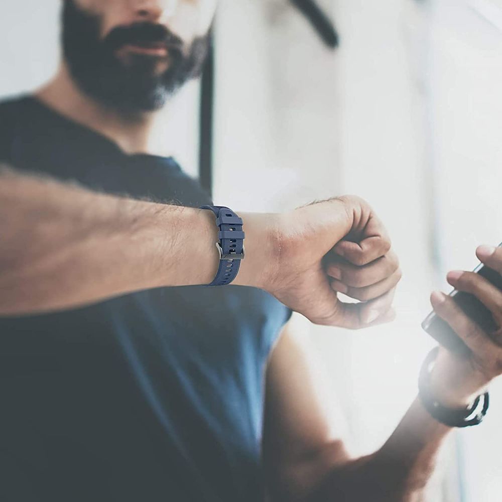 Tech-Protect IconBand, skirta Garmin Fenix ​​3 / 5X / 3HR / 5X Plus / 6X / 6X Pro / 7X - Navy -- Watch Straps