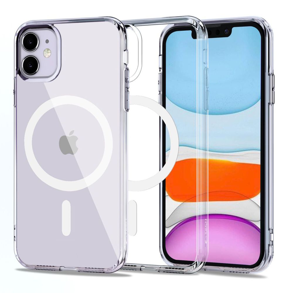 Tech-Protect MagMat MagSafe dėklas iPhone 11 – skaidrus -- iPhone 11