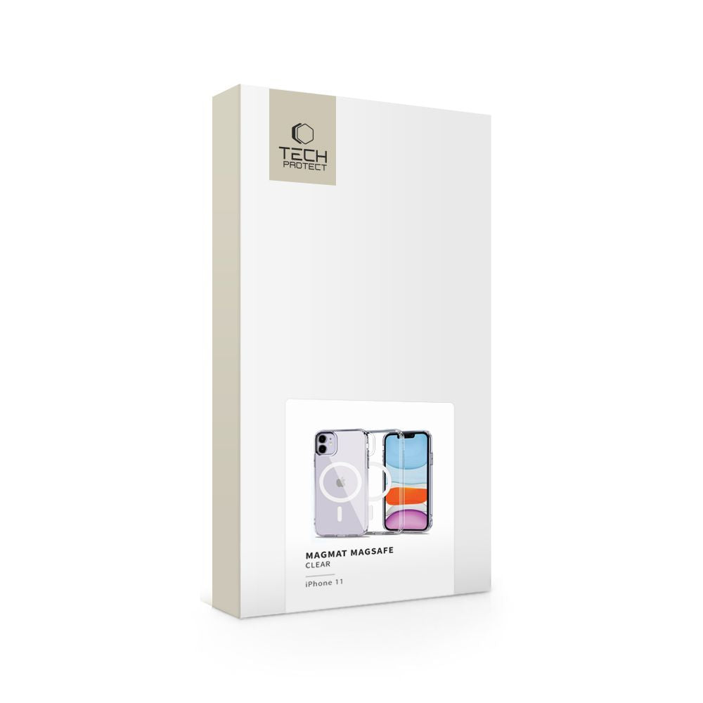 Tech-Protect MagMat MagSafe dėklas iPhone 11 – skaidrus -- iPhone 11