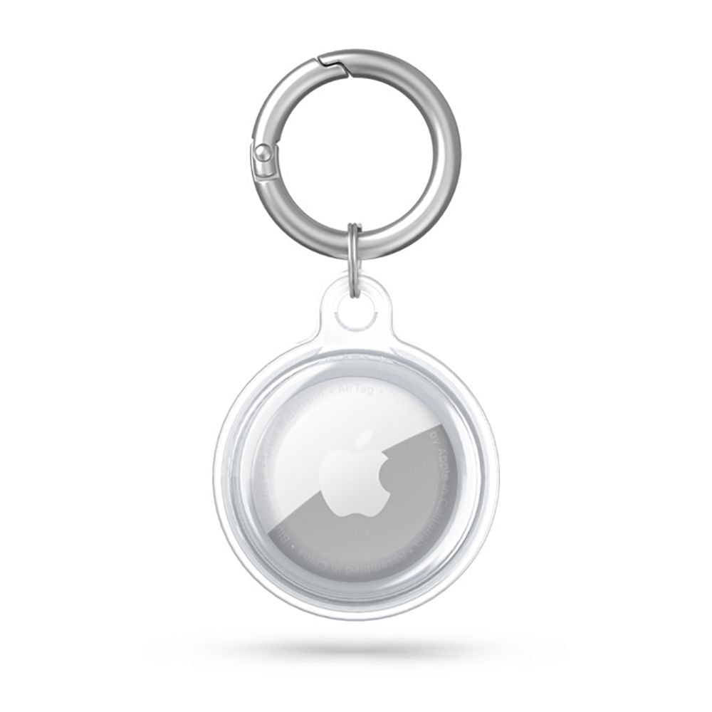 Tech-Protect Icon silikoninis dėklas AirTag – skaidrus -- Apple AirTag