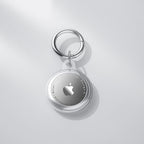 Tech-Protect Icon silikoninis dėklas AirTag – skaidrus -- Apple AirTag