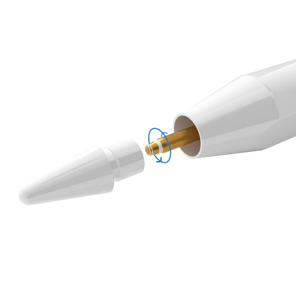 Tech-Protect Digital Magnetic Stylus Pen 2 Magnetic, skirtas iPad planšetiniam kompiuteriui – baltas -- Stylus Pens