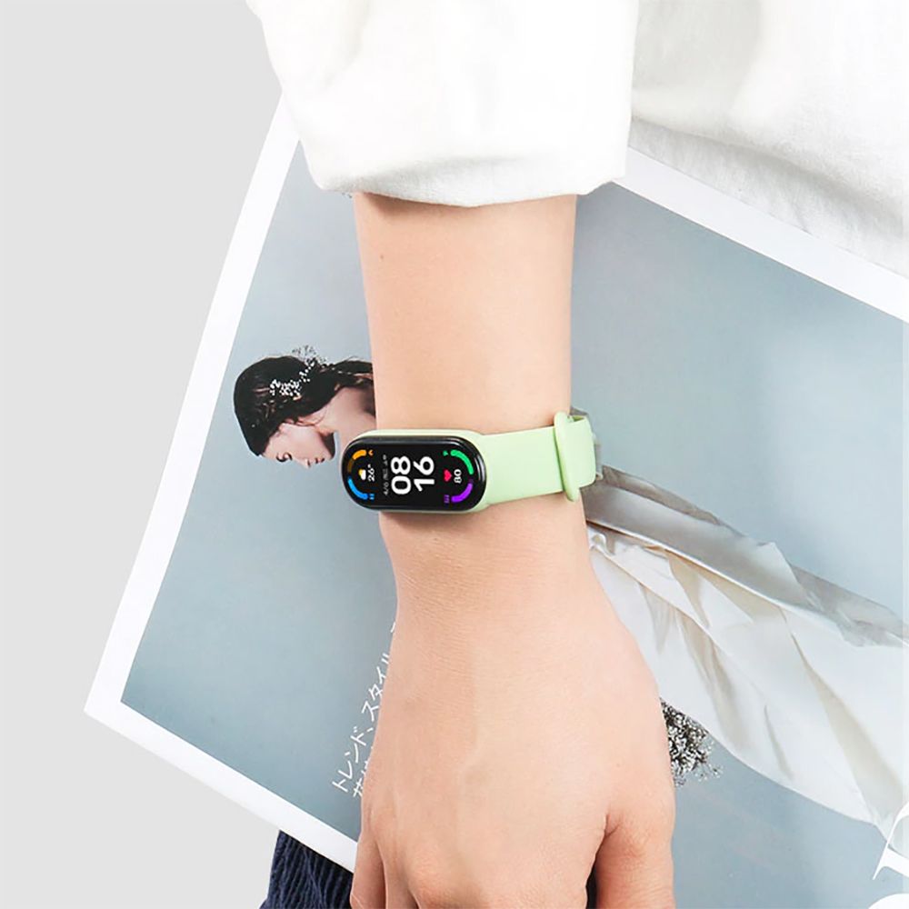 Tech-Protect IconBand dirželis, skirtas Xiaomi Mi Smart Band 5 / 6 / 7 / NFC - juodas -- Xiaomi Mi Smart Band 5