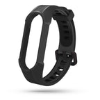 Tech-Protect Armor Strap, skirtas Xiaomi Mi Smart Band 5 / 6 / 7 / NFC - juodas -- Xiaomi Mi Smart Band 5