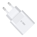 Tech-Protect C30W įkroviklis USB-C PD 30W / USB-A QC 3.0 - baltas -- Cell phone chargers