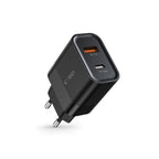 Tech-Protect C30W įkroviklis USB-C PD 30W / USB-A QC 3.0 - juodas -- Cell phone chargers