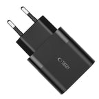 Tech-Protect C30W įkroviklis USB-C PD 30W / USB-A QC 3.0 - juodas -- Cell phone chargers