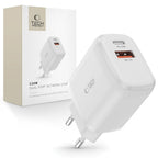 Tech-Protect C20W įkroviklis USB-C PD 20W / USB-A QC 3.0 - baltas -- Cell phone chargers