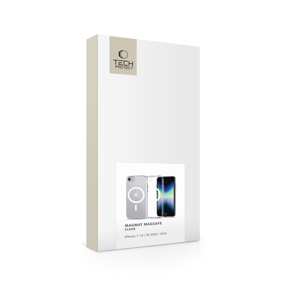 Tech-Protect MagMat MagSafe Dėklas, skirtas iPhone 7 / 8 / SE 2020 / 2022 - skaidrus -- iPhone 7 / iPhone 8 / iPhone SE...