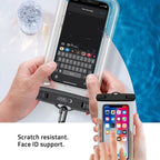 Tech-Protect Vandeniui atsparus dėklas UWC7 vandeniui atsparus įrenginiams iki 6,9" - rožinė -- Cycling Accessories
