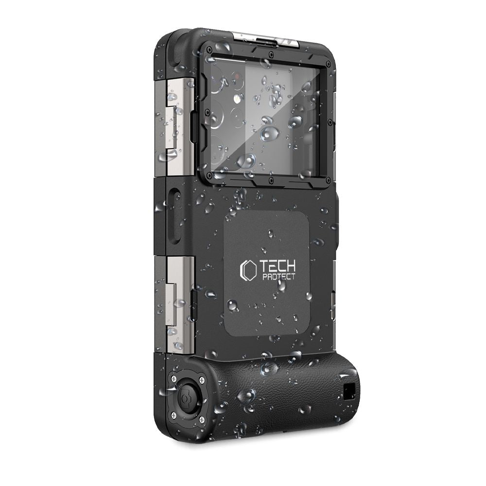 Tech-Protect Vandeniui atsparus dėklas IPX8 4,7-6,7" išmantriems telefonams - juodas -- Cycling Accessories