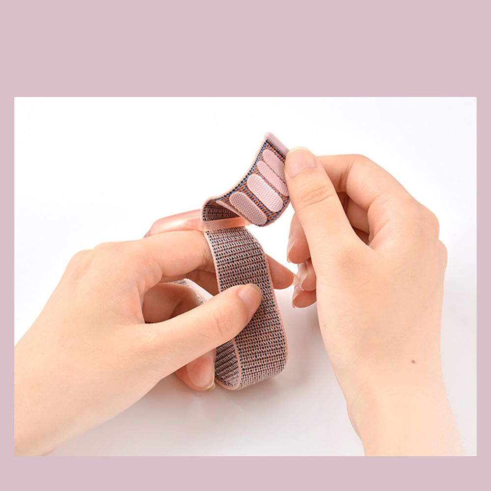 Tech-Protect nailoninis dirželis vaikams, skirtas Apple AirTag – rožinis -- Other phone accessories