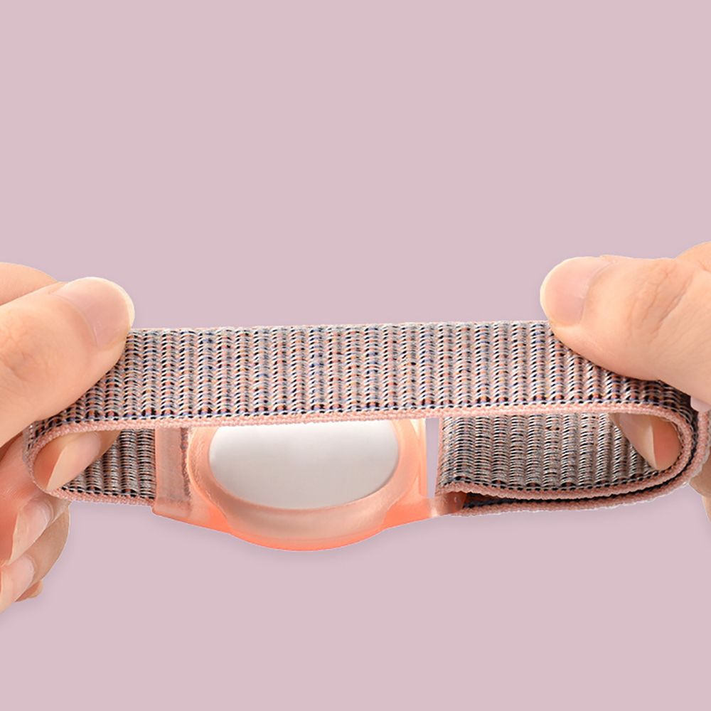 Tech-Protect nailoninis dirželis vaikams, skirtas Apple AirTag – rožinis -- Other phone accessories