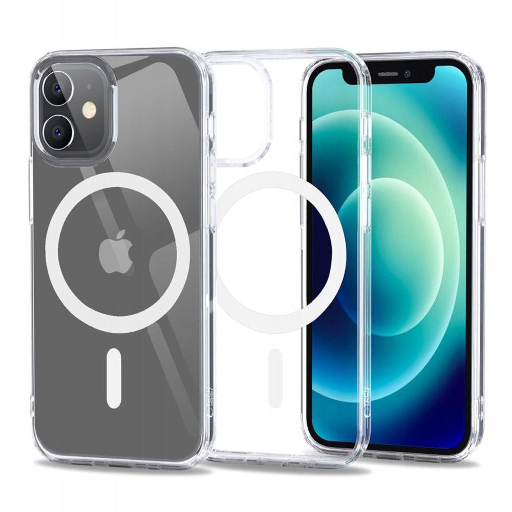 Tech-Protect MagSafe dėklas iPhone 12 mini – skaidrus -- iPhone 12 Mini