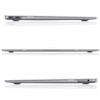 Tech-Protect SmartShell dėklas MacBook Air 13 (M2/M3) – skaidrus blizgus -- MacBook Air 13" M2 / M3