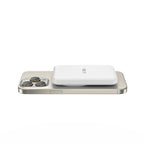 Tech-Protect Išorinė baterija LifeMag PB10 su MagSafe 5000mAh 15W USB-C jungtimi - balta + USB-C laidas -- Powerbanks