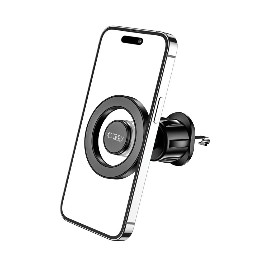 Tech-Protect N51 automobilinis telefono laikiklis su MagSafe oro grotelių angai - juodas -- Cell phone holders