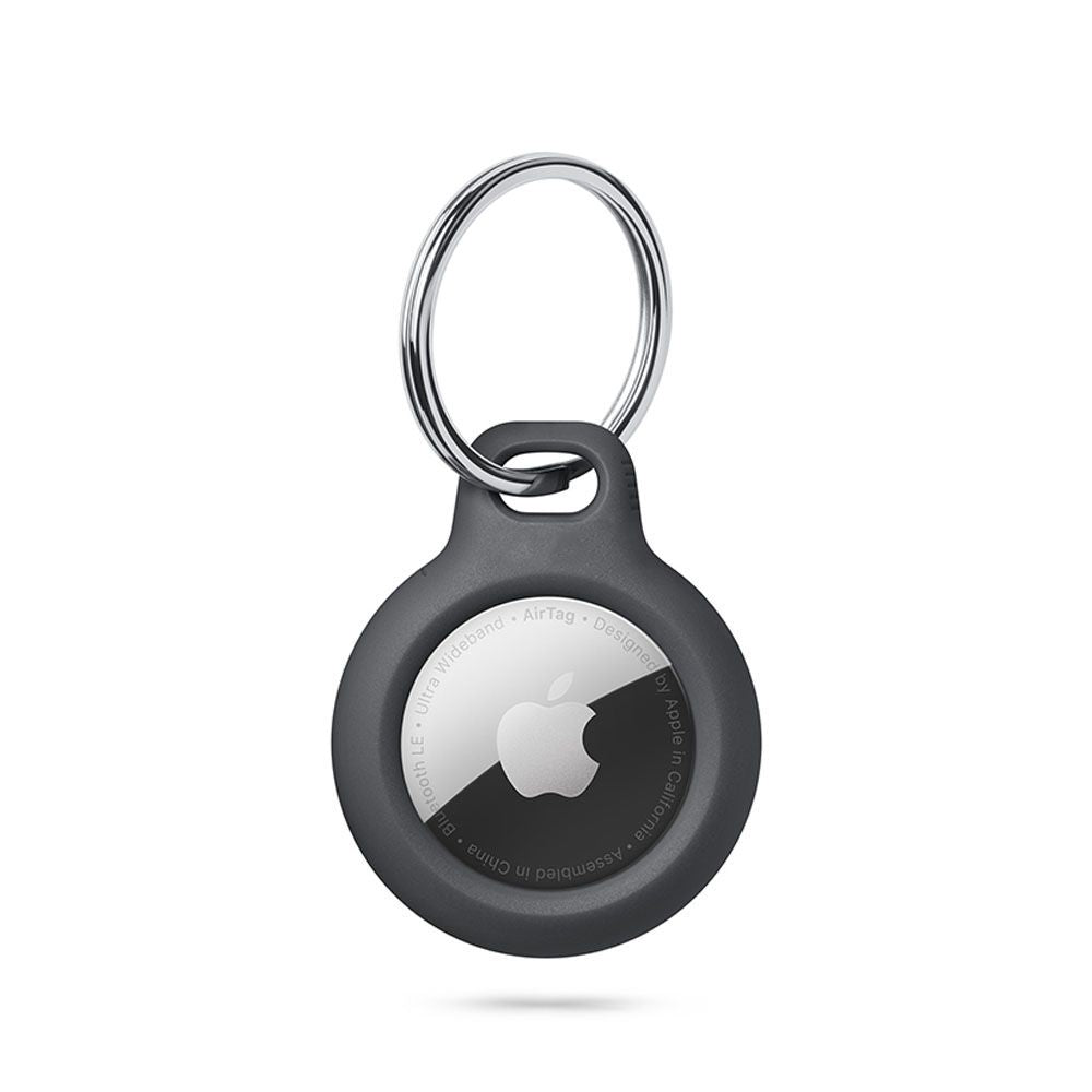 Tech-Protect Rough AirTag dėklas su karabinu – juodas -- Apple AirTag