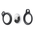 Tech-Protect Rough AirTag dėklas su karabinu – juodas -- Apple AirTag