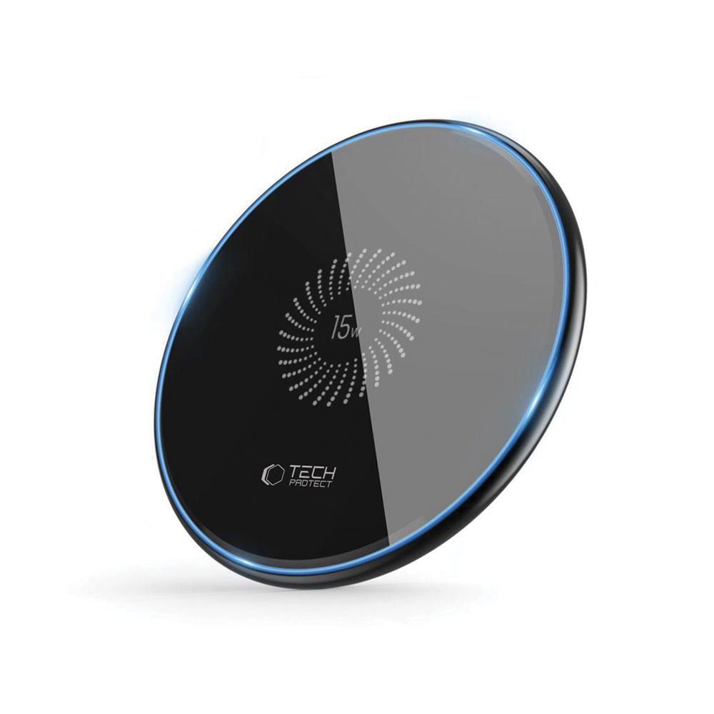 Tech-Protect QI15W-C1 15W indukcinis įkroviklis - juodas -- Cell phone chargers