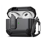 Tech-Protect X-Carbo dėklas AirPods Pro 1/2 – juodas -- AirPods Pro 1