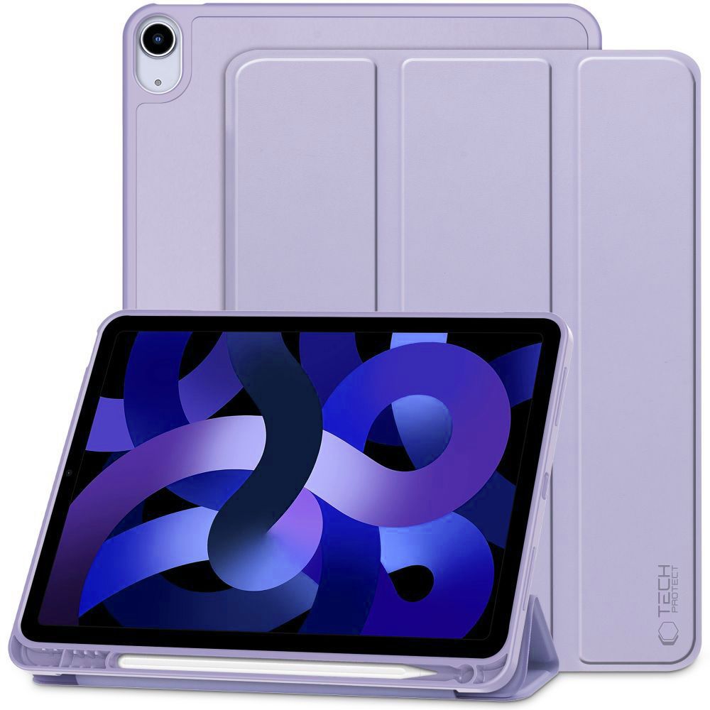 Tech-Protect SmartCase dėklas iPad Air 10.9/11 – violetinis -- iPad Air 10.9" (2020-2022) / iPad Air 11" (2024)