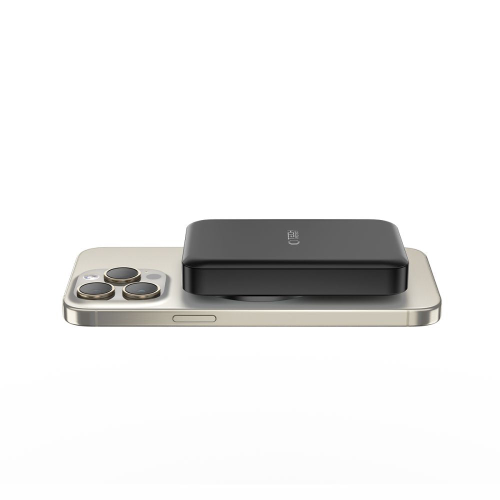 Tech-Protect LifeMag PB11 Išorinė baterija su MagSafe 10000mAh 15W USB-C jungtis - juodas + USB-C laidas -- Powerbanks