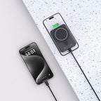 Tech-Protect LifeMag PB11 Išorinė baterija su MagSafe 10000mAh 15W USB-C jungtis - juodas + USB-C laidas -- Powerbanks