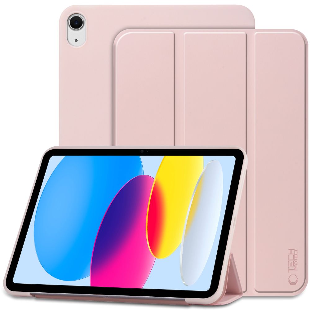 Tech-Protect SmartCase dėklas iPad 10.9 2022 – rožinis -- iPad 10.9" (2022)
