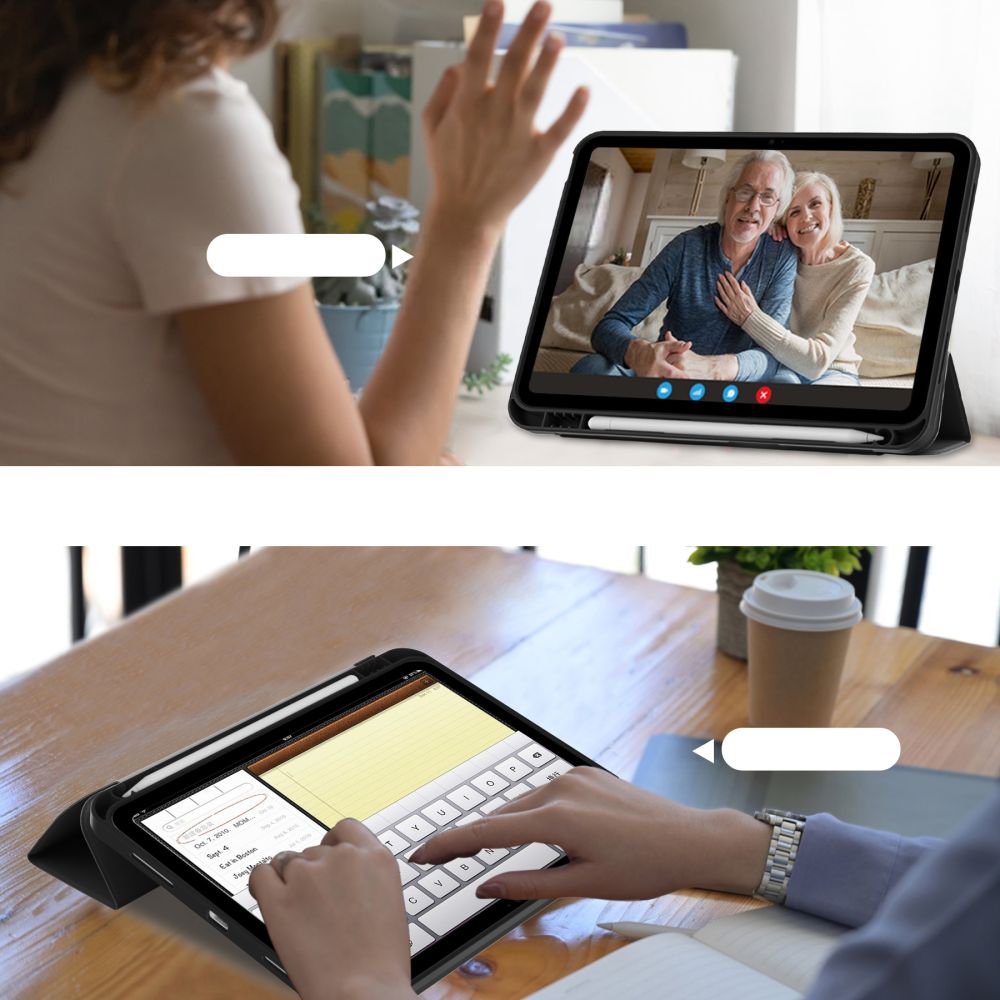 Tech-Protect SC Pen dėklas iPad 10.9 (2022) – juodas -- iPad 10.9" 2022