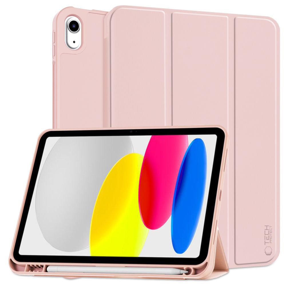 Tech-Protect SC Pen dėklas iPad 10.9" (2022) – rožinis -- iPad 10.9" 2022