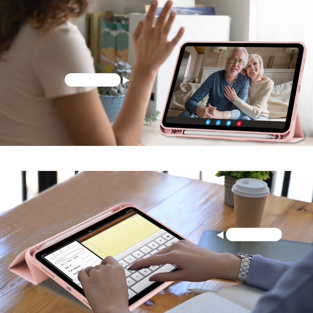 Tech-Protect SC Pen dėklas iPad 10.9" (2022) – rožinis -- iPad 10.9" 2022