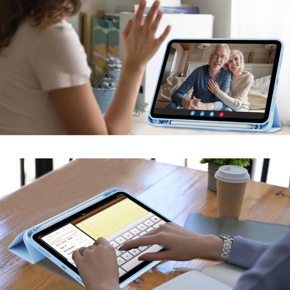 Tech-Protect SC Pen dėklas iPad 10.9 (2022) – šviesiai mėlynas -- iPad 10.9" 2022