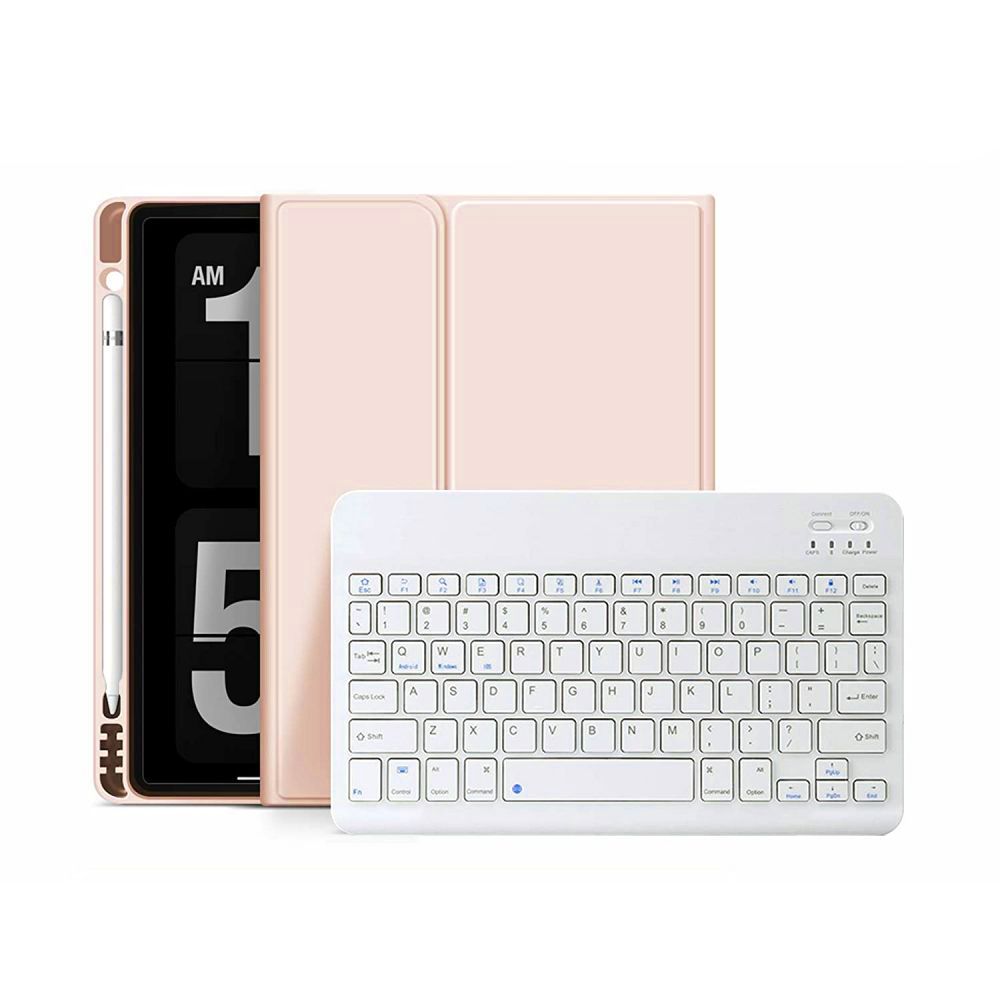 Tech-Protect SC Pen dėklas su klaviatūra iPad 10.9 (2022) – rožinis -- iPad 10.9" (2022)