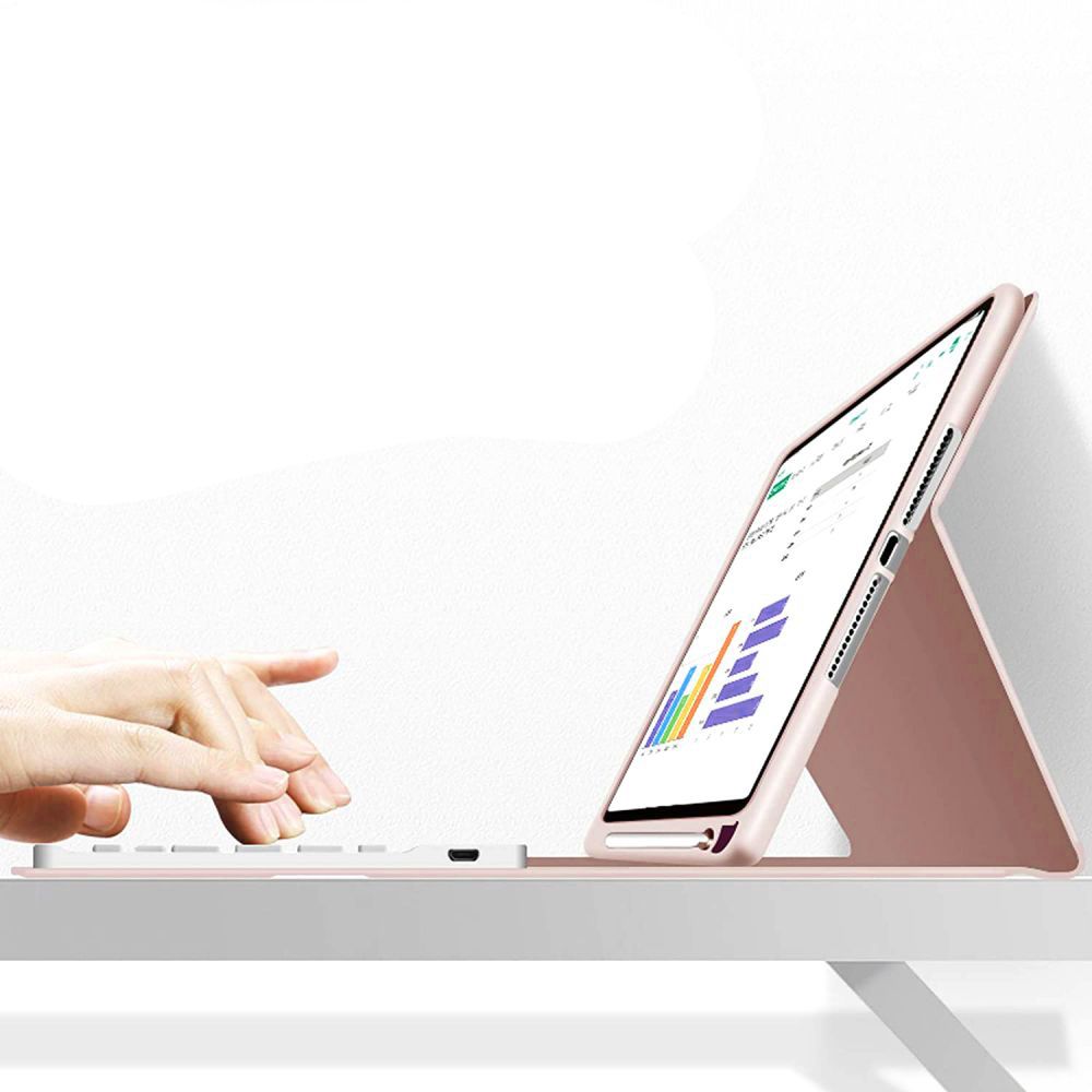 Tech-Protect SC Pen dėklas su klaviatūra iPad 10.9 (2022) – rožinis -- iPad 10.9" (2022)
