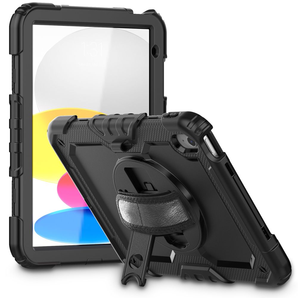 Tech-Protect Solid360 dėklas iPad 10.9" 2022 – juodas -- iPad 10.9" (2022)
