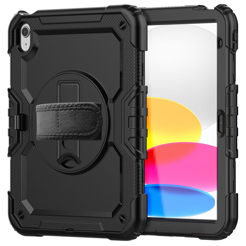 Tech-Protect Solid360 dėklas iPad 10.9" 2022 – juodas -- iPad 10.9" (2022)