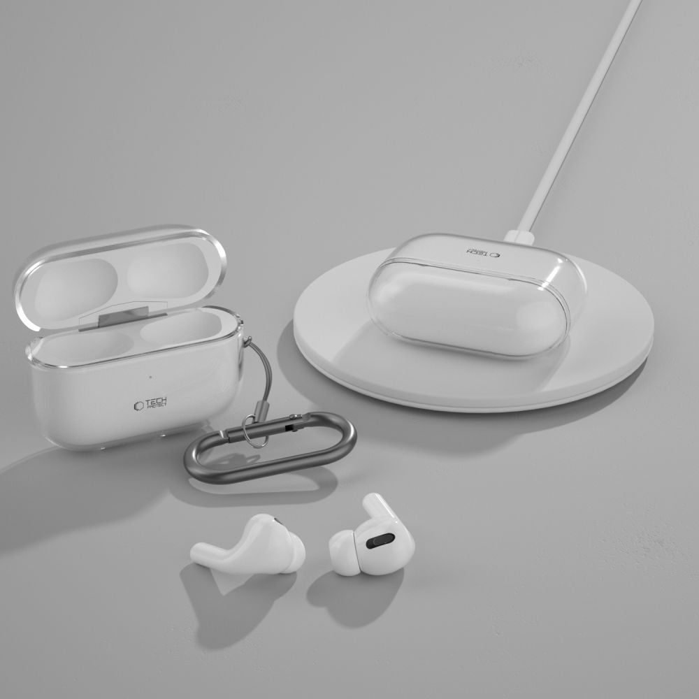 Tech-Protect FlexAir dėklas AirPods Pro 1/2 – skaidrus -- AirPods Pro 1