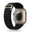 Tech-Protect Nylon Pro dirželis, skirtas Apple Watch 4/5/6/7/8/9/SE/Ultra 1/2 (42/44/45/49 mm) – juodas -- Apple Watch 4