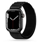 Tech-Protect Nylon Pro dirželis, skirtas Apple Watch 4/5/6/7/8/9/SE/Ultra 1/2 (42/44/45/49 mm) – juodas -- Apple Watch 4